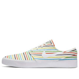 Кроссовки zoom stefan janoski холст rm sb Nike, белый aq7878-100 | white/multi-color
