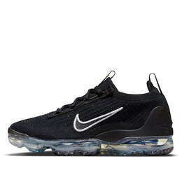 Кроссовки air vapormax 2021 flyknit Nike, черный dc4112-002 | black/metallic silver/white