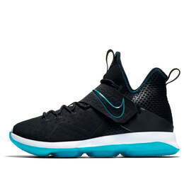 Кроссовки леброн 14 Nike, черный 943323-002 | black/black/glass blue