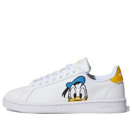 Кроссовки disney x grand court Adidas, белый fy0250 | footwear white/footwear white/core black