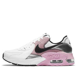 Кроссовки air max excee Nike, белый cd5432-109 | white/black/light pink/golden silver