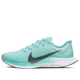 Кроссовки зум пегас турбо 2 Nike, зеленый at8242-302 | aurora green/smoke grey-sky grey-particle grey-hydrogen blue-white