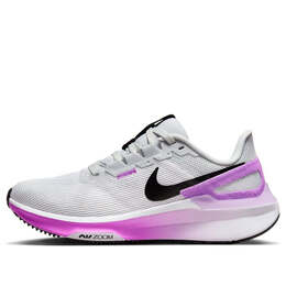Кроссовки Air Zoom Structure 25 Nike, белый dj7884-100 | white/pure platinum/fuchsia dream/black