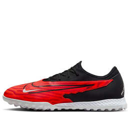 Кроссовки react phantom gx pro tf Nike, черный dd9466-600 | bright crimson black/white/red