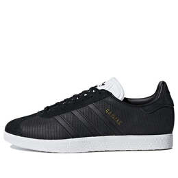 Кроссовки газель Adidas, черный b41662 | black/white