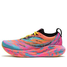Кроссовки гель нимбус 25 Asics, синий 1011b774-400 | aquarium/vibrant yellow