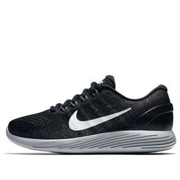 Кроссовки lunarglide 9 Nike, черный 904716-001 | black/white-dark grey-wolf grey