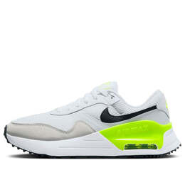 Кроссовки air max systm Nike, белый dm9538-104 | white/black/volt