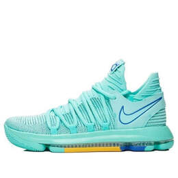Кроссовки кд 10 Nike, зеленый 897815-300 | green/blue