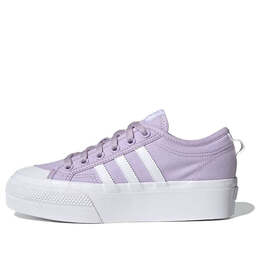 Кроссовки оригинальные nizza platform Adidas, фиолетовый fv5455 | purple/white