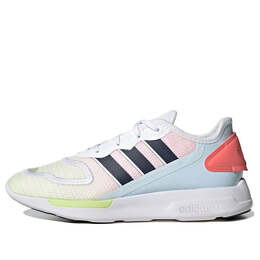 Кроссовки оригинал zx 2k florine Adidas, белый fv9499 | white/blue/orange