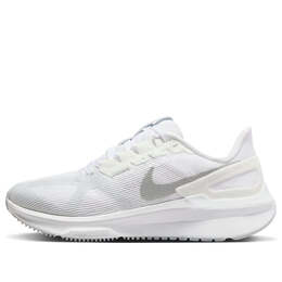 Кроссовки Air Zoom Structure 25 Nike, белый dj7884-101 | white/mtlc silver-pure platinum