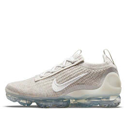 Кроссовки air vapormax 2021 flyknit Nike, белый dh4088-001 | light bone/phantom/metallic silver/white