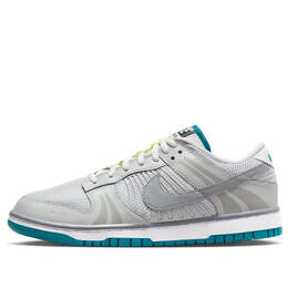 Кроссовки данк лоу Nike, серый fj5473-099 | grey/teal-volt