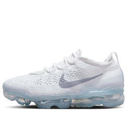 Кроссовки air vapormax 2023 flyknit Nike, белый dv6840-100 | white/pure platinum/metallic silver