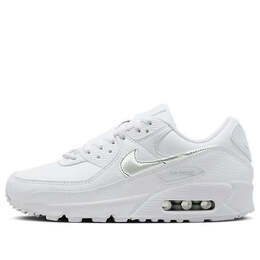 Кроссовки air max 90 Nike, белый fv0949-100 | white/metallic silver-blue joy