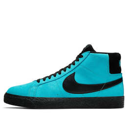 Кроссовки zoom blazer mid sb Nike, синий 864349-400 | baltic blue/black/white