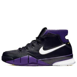 Кроссовки zoom kobe 1 protro Nike, черный aq2728-004 | black/white-varsity purple