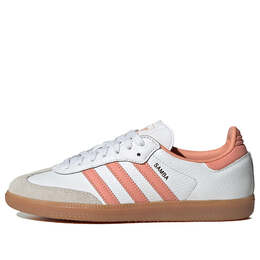 Кроссовки самба ог Adidas, белый ig5932 | cloud white/wonder clay/crystal white