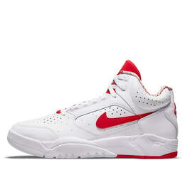 Кроссовки air flight lite mid Nike, белый dj2518-101 | white/university red
