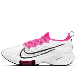Кроссовки air zoom tempo next% flyknit Nike, белый ci9924-102 | white/pink