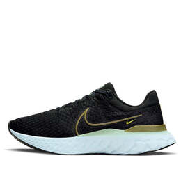 Кроссовки react infinity run flyknit 3 Nike, черный dh5392-300 | black/gold