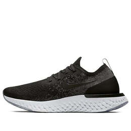 Кроссовки epic react flyknit Nike, черный aq0070-001 | black/white