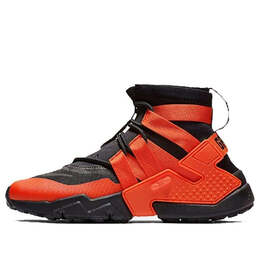 Кроссовки air huarache gripp Nike, черный ao1730-001 | black/team orange-white