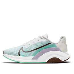 Кроссовки zoomx superrep surge Nike, белый ck9406-135 | white/bronze eclipse/green glow/infinite lilac/laser orange