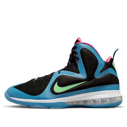 Кроссовки леброн 9 Nike, черный do5838-001 | black/harbor blue/green/pink
