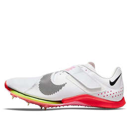 Кроссовки air zoom long jump elite Nike, белый dj5258-100 | white/red