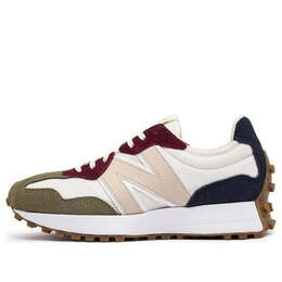 Кроссовки 327 New Balance, белый ws327ck1 | white/green/red