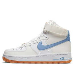 Кроссовки air force 1 высокие Nike, белый 334031-114 | white/blue