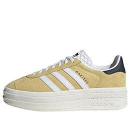 Кроссовки газель смелые Adidas, желтый hq6891 | almost yellow/cloud white/legend ink