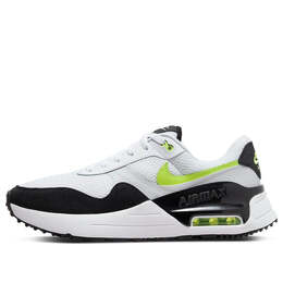 Кроссовки air max systm Nike, белый dm9537-100 | white/volt/pure platinum/black