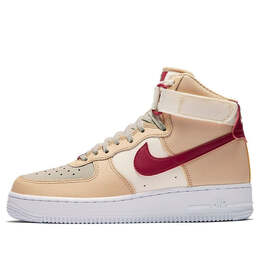 Кроссовки air force 1 высокие Nike, белый 334031-200 | white/pink