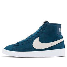Кроссовки блейзер средний винтаж замша Nike, синий av9376-403 | blue/white