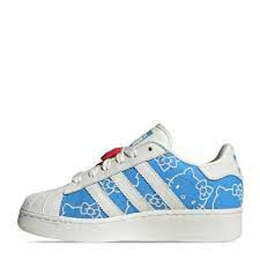 Кроссовки x hello kitty superstar xlg Adidas, синий ig4477 | blue/white