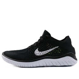 Кроссовки Nike Rn Flyknit 2018, черный 942839-001 | black/white
