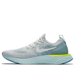 Кроссовки epic react flyknit Nike, синий aq0070-008 | blue/white