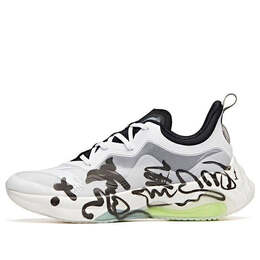 Кроссовки star series низкие Anta, белый 122035518a-2 | white/grey/green