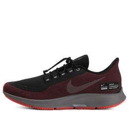 Кроссовки air zoom pegasus 35 shield Nike, черный aa1643-004 | black/smokey mauve