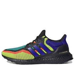 Кроссовки ultraboost 2.0 днк Adidas, синий fw8711 | blue/black/orange/yellow