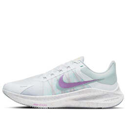 Кроссовки zoom winflo 8 Nike, белый cw3421-102 | white/grey/violet shock/infinite lilac