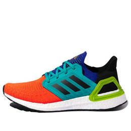 Кроссовки ультрабуст 20 Adidas, зеленый gv7164 | bluegreen/red/black/purple