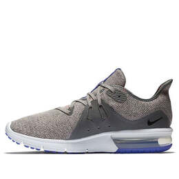 Кроссовки air max sequent 3 Nike, серый 921694-013 | dark grey/black-moon particle
