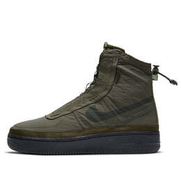 Кроссовки air force 1 high shell Nike, хаки bq6096-301 | cargo khaki/seaweed/off noir