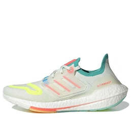 Кроссовки ultraboost 22 shoes Adidas, белый gx8015 | white tint/turbo/mint rush