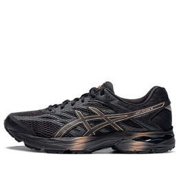 Кроссовки гель флюс 4 коричневый Asics, черный 1011a614-008 | black/