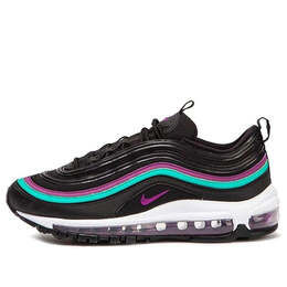 Кроссовки air max 97 Nike, черный 921733-008 | black/bright grape/clear emerald